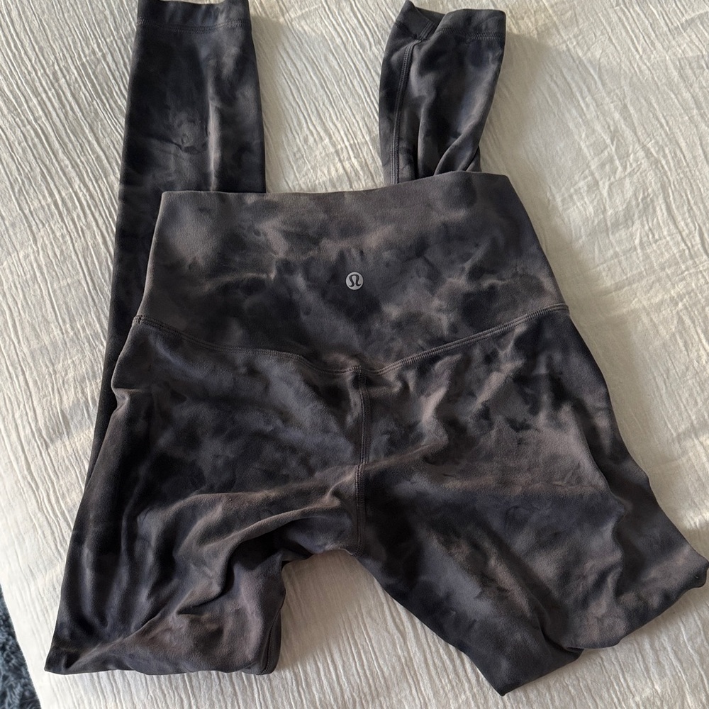 lululemon athletica Tie-Dye Gray Leggings